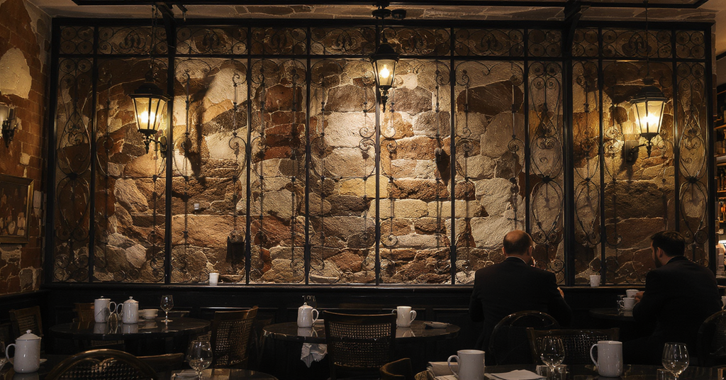 From Flat Café Wall to Inviting Bistro Vibe