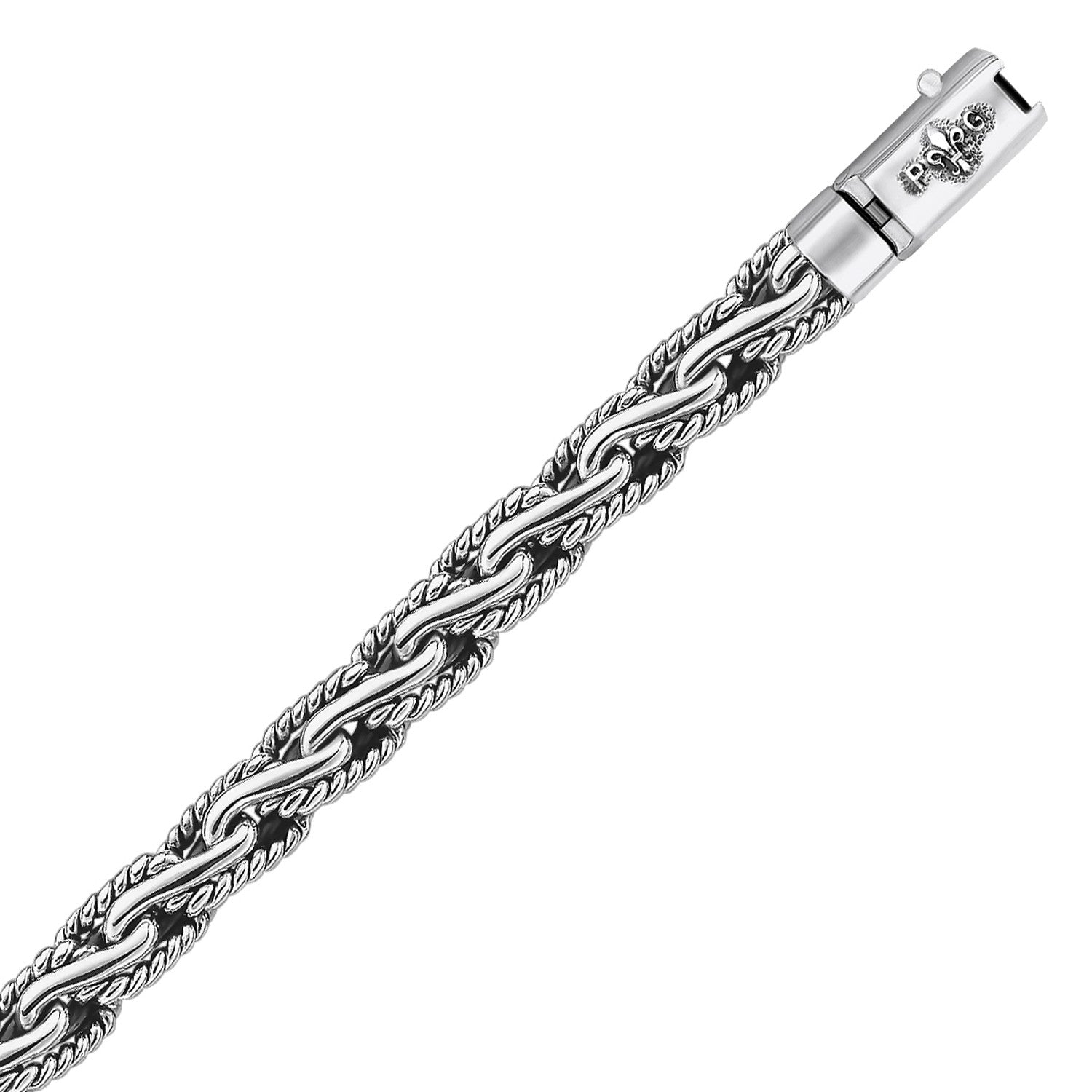 Men's Double Row Bracelets Hip hop Personality Cuban Chain - Temu