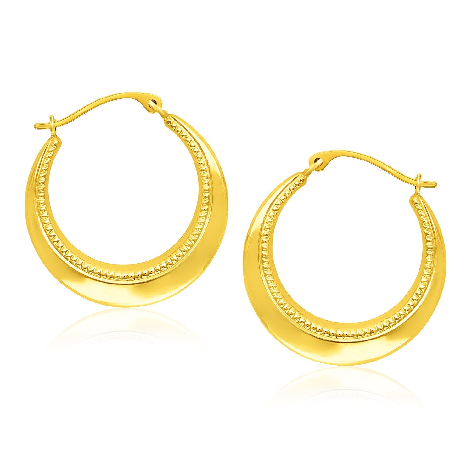 Gold Round Hoops – Kate & Kole
